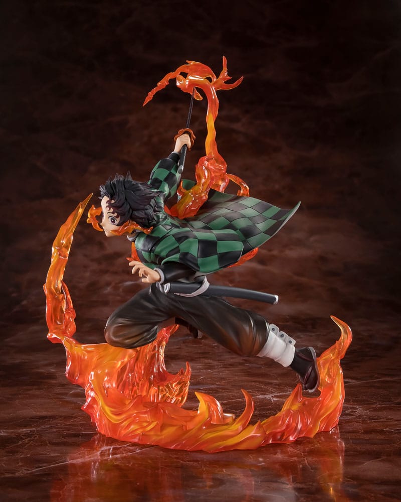 Demon Slayer: Kimetsu no Yaiba FiguartsZERO PVC Statue Kamado Tanjiro (Kyojuro Rengoku's Sword Guard Ver.) 19 cm (Q4/25)