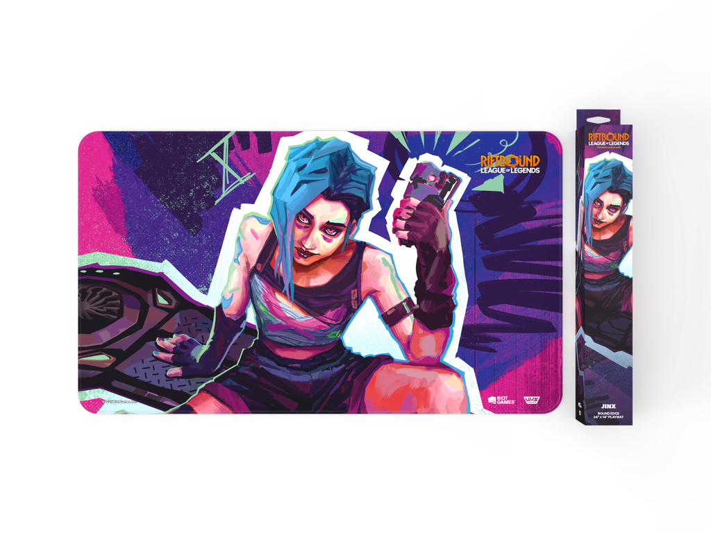 [rb-playmatt-jinx] Riftbound Origins Jinx Playmat