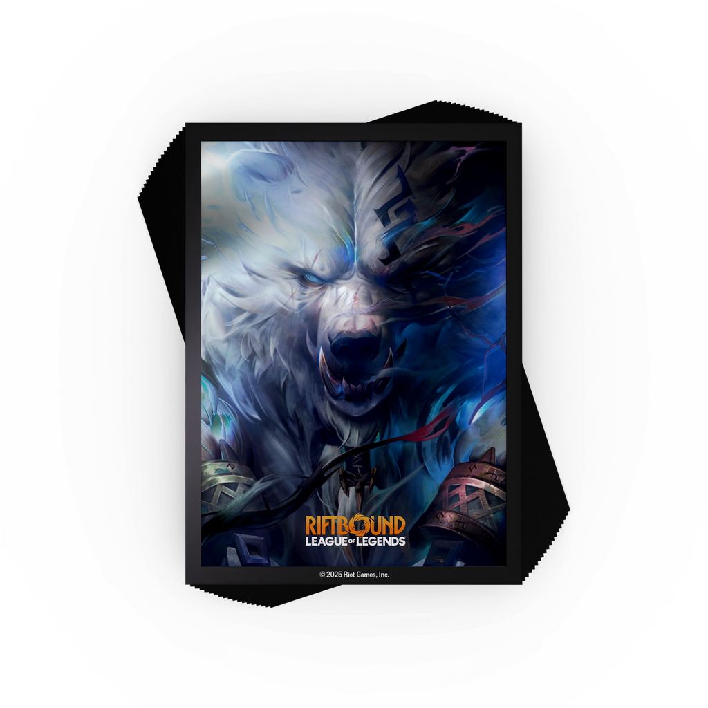 [rb-sleeves-volibear] Riftbound Origins Volibear Art Sleeves