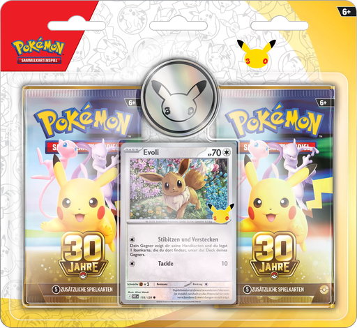 [pkm-30th-2pb-de] PKM - 30th Anniversary 2-Pack Blister  - DE