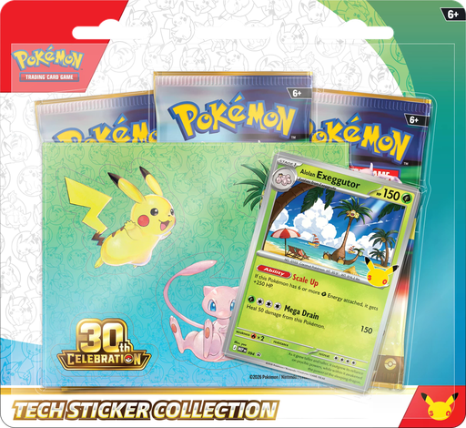 [pkm-30th-tsc-en] PKM - 30th Anniversary Tech Sticker Collection  - EN